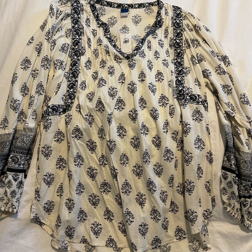 Old Navy Printed Blouse